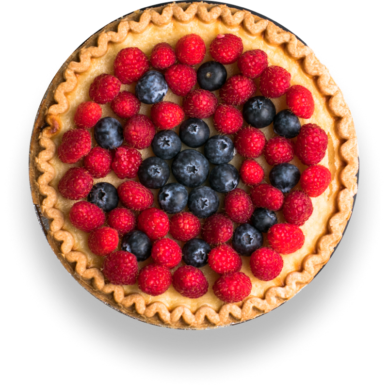 Fresh berry tart