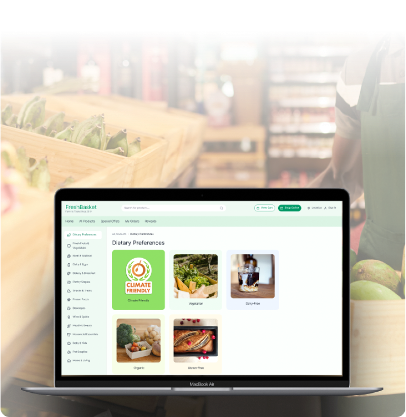 E-commerce product labeling with Eaternity Score